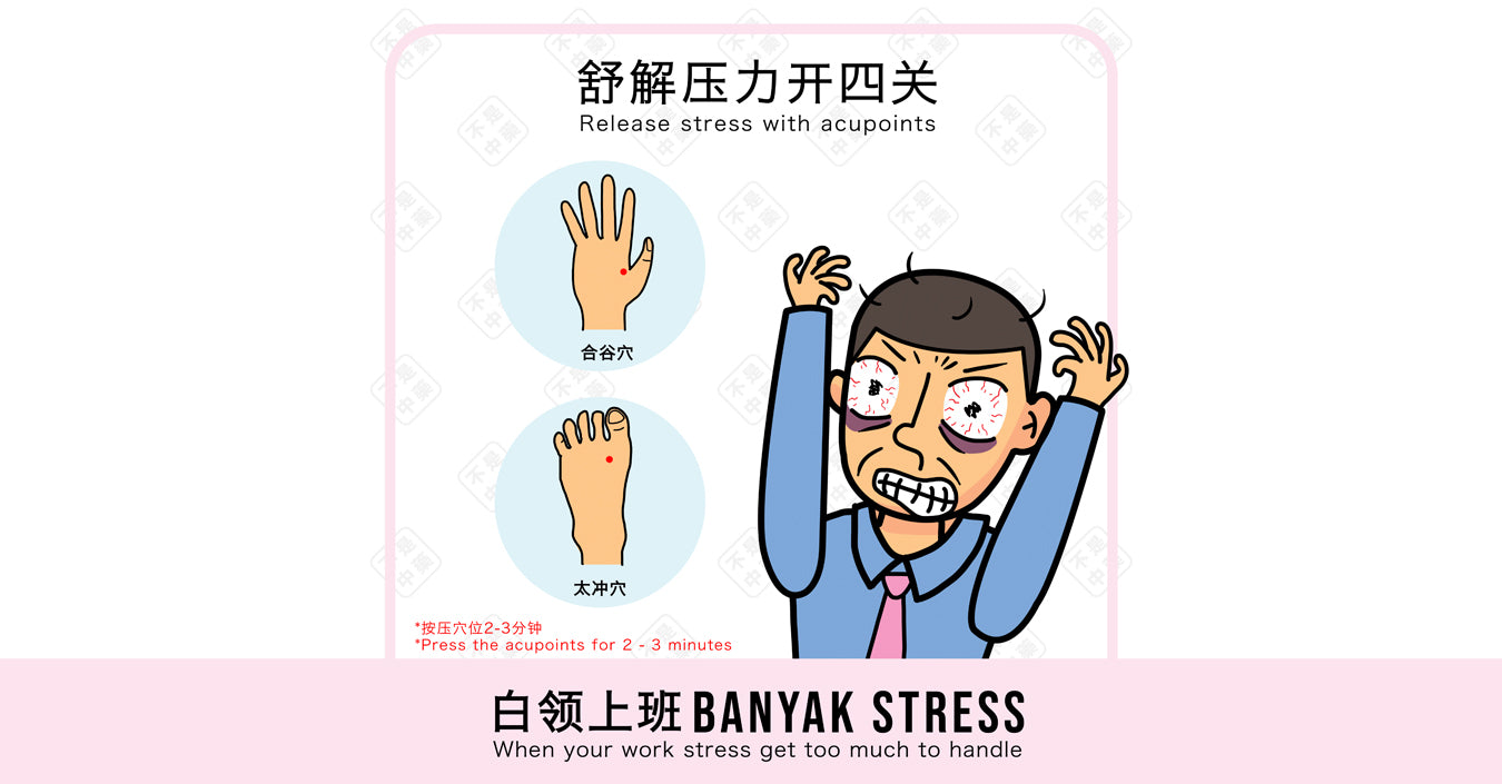 【体质养生小撇步】舒解压力开四关