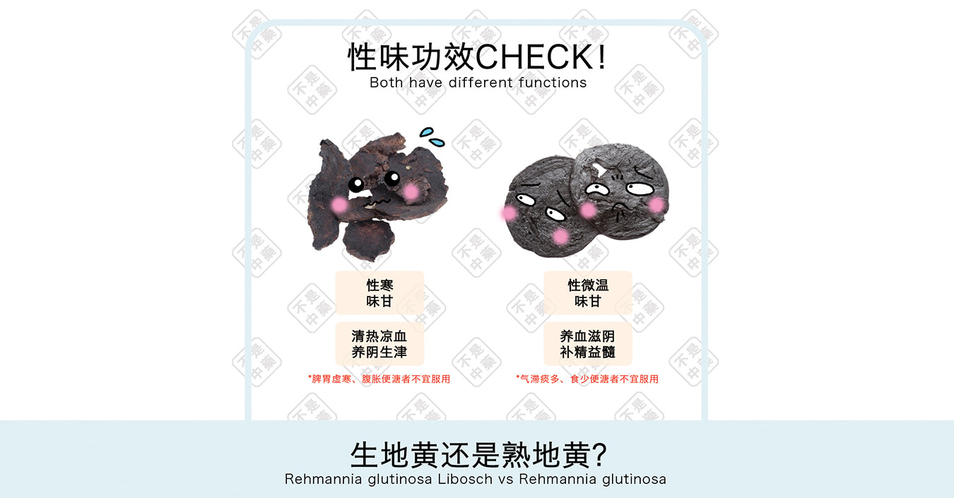 【养生食材】生地熟地的区别