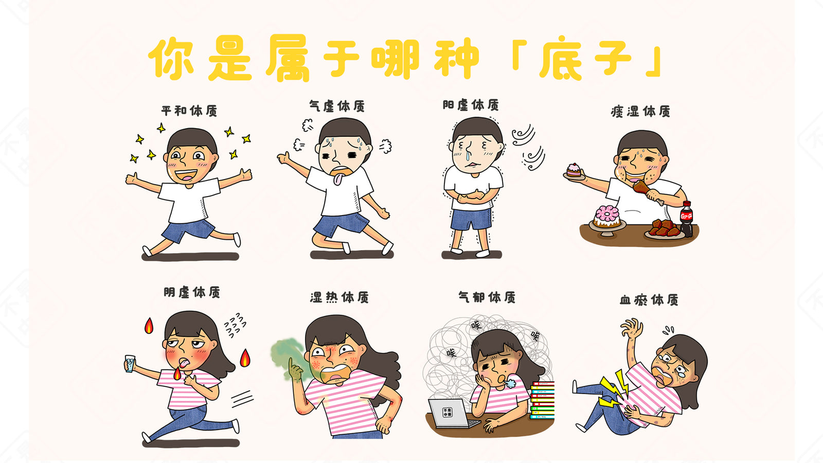 中医认为人有9种体质，你属于哪一种？