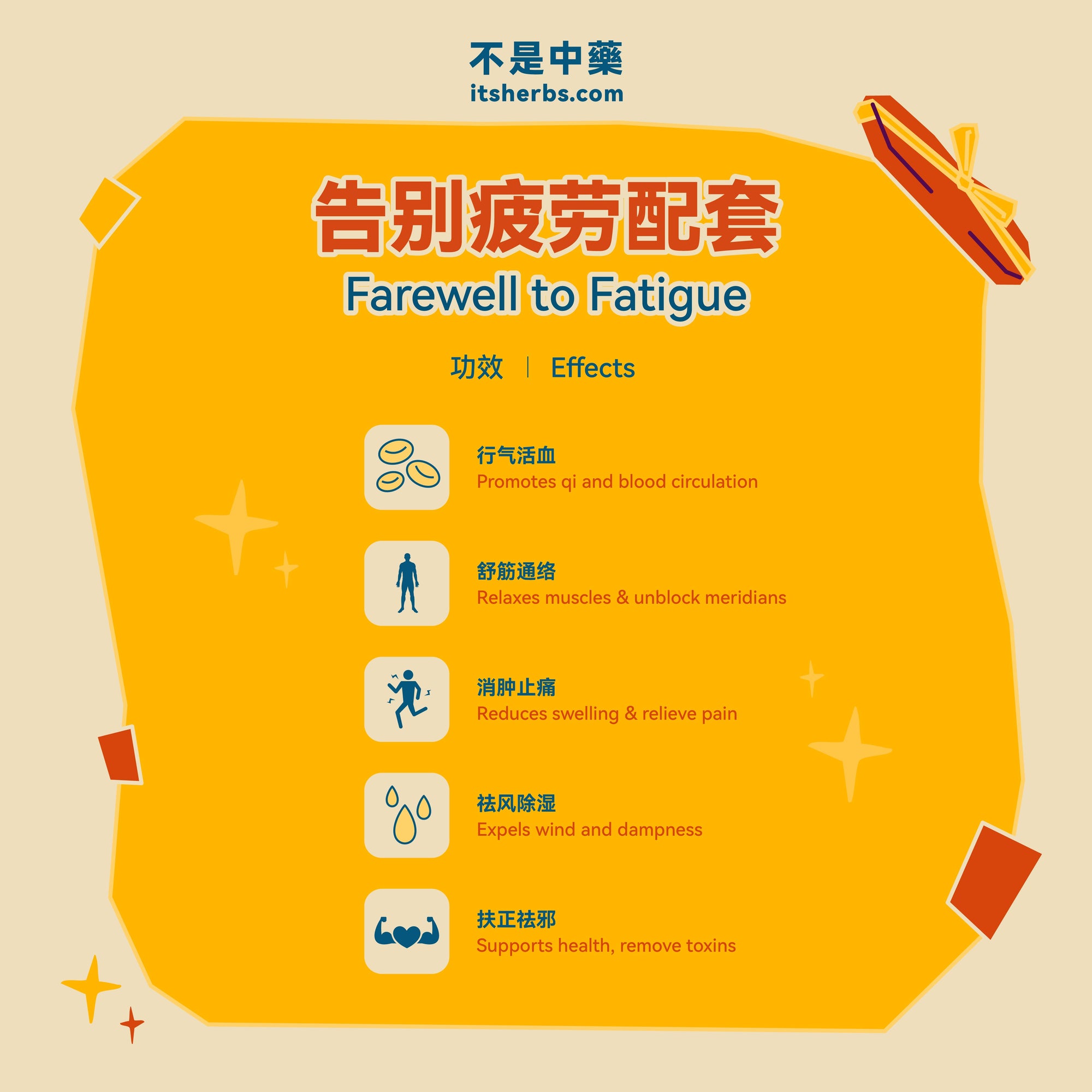 告别疲劳调理配套