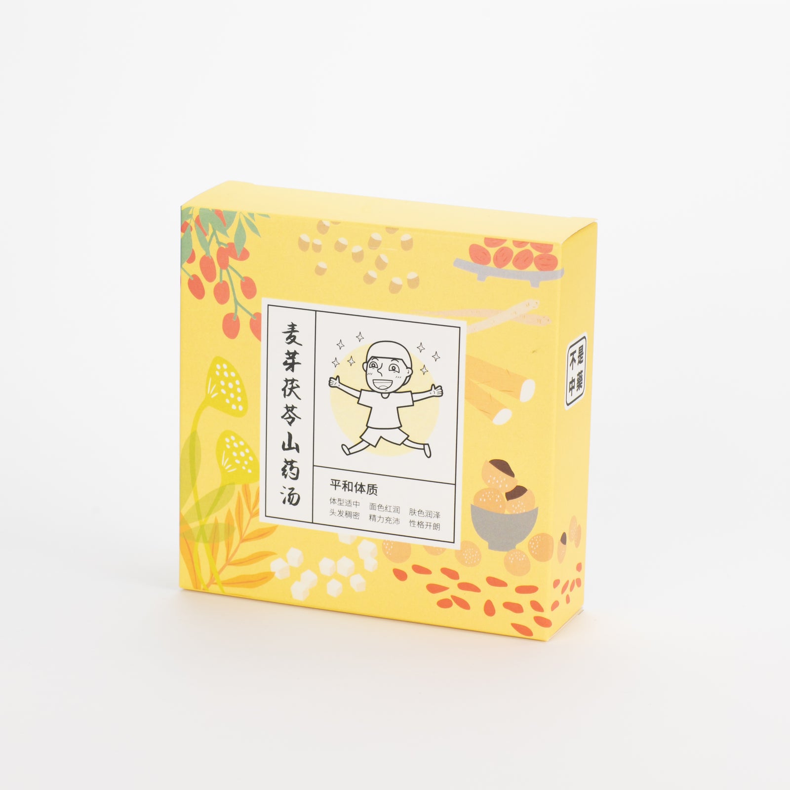 麦芽茯苓山药汤料包 Malt Soup With Poria And Chinese Yam